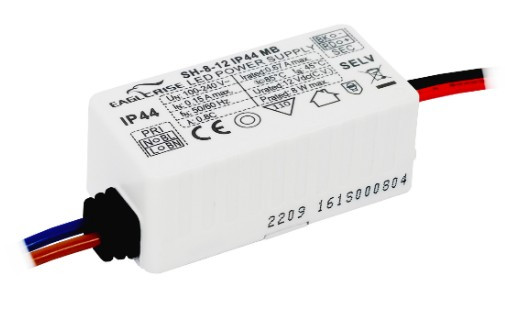 Transformador de corriente para luces LED (12V DC), Potencia 15W, Plástico