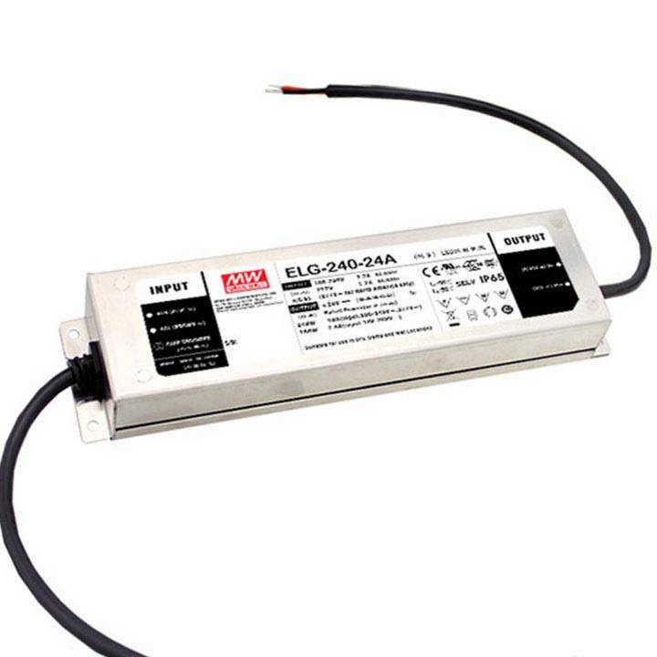 Transformador Mean Well 240W 24V 10,0A IP65 Regulable