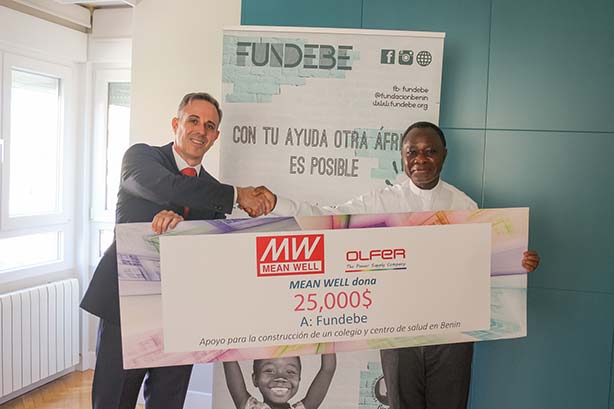 MEAN WELL dona $12.000 a través de Electrónica OLFER a nadiesolo voluntariado