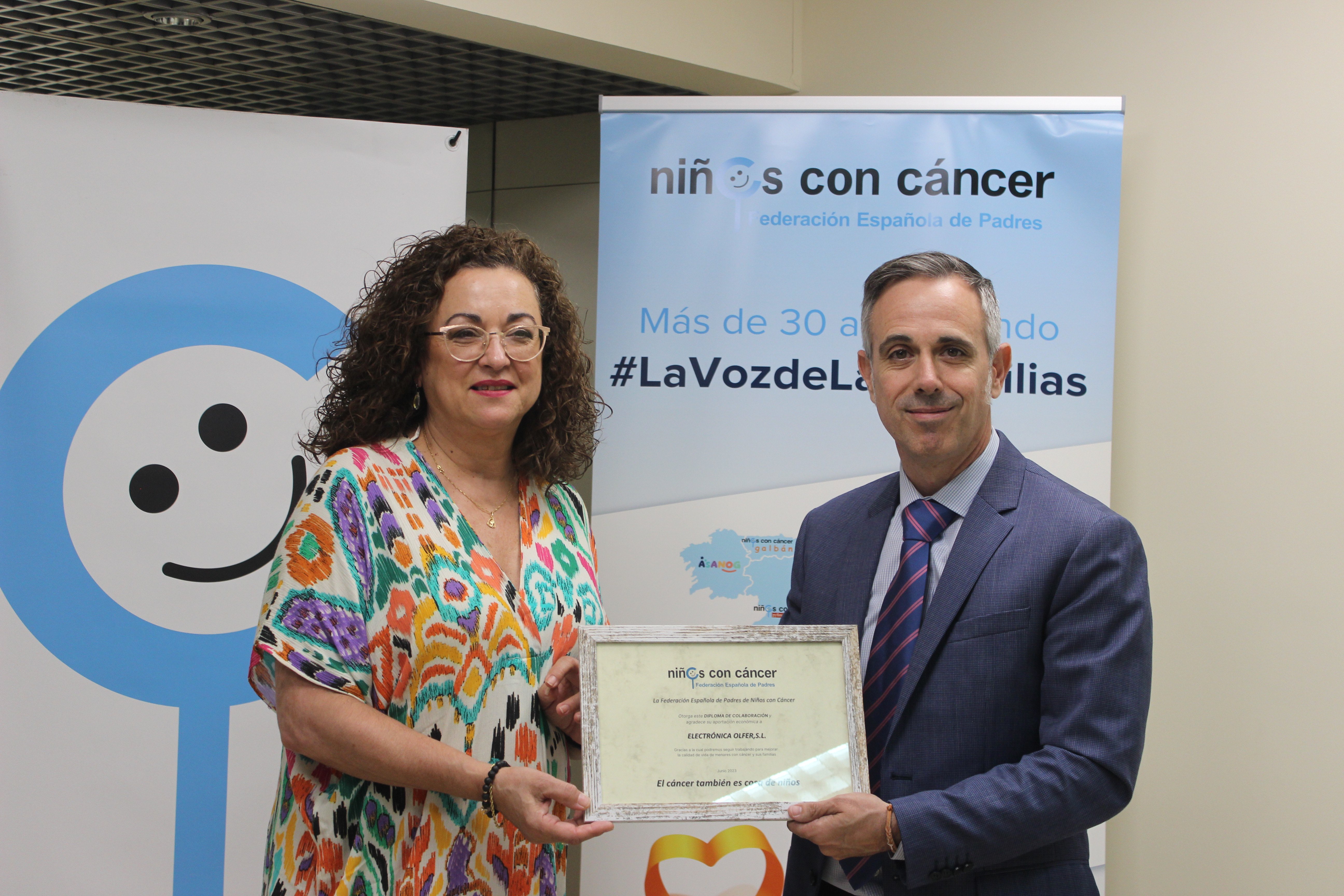 MEAN WELL dona $20.000 a través de Electrónica OLFER a la Federación Española de Padres de Niños con Cáncer Infantil