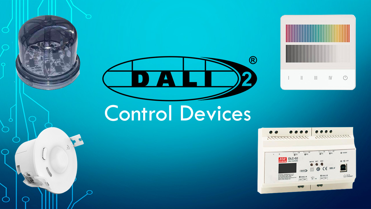 DALI-2. Dispositivos de control: Tipos y configuración
