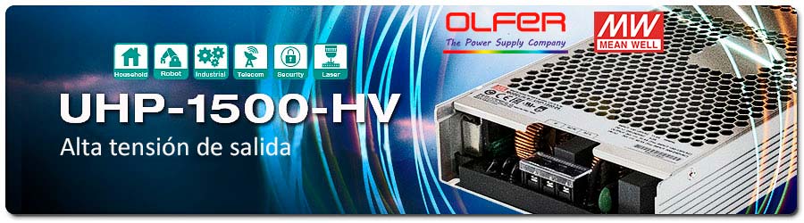 Nueva versión de la serie UHP con alta tensión de salida: UHP-1500-HV