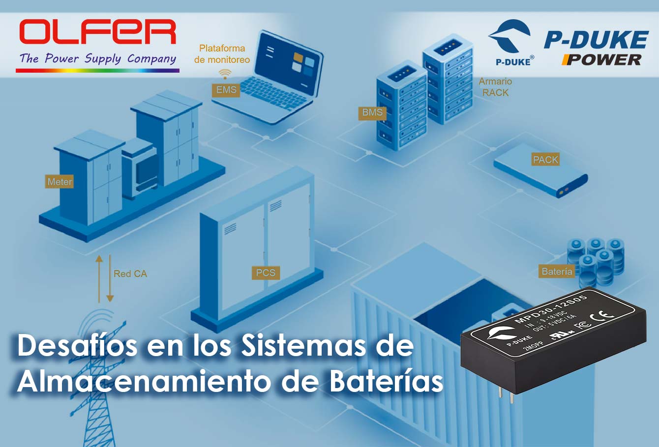 Desafíos en los sistemas de almacenamiento de baterías